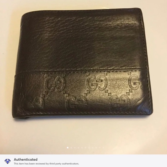 Gucci Other - Auth Gucci Bi Fold Mens Wallet